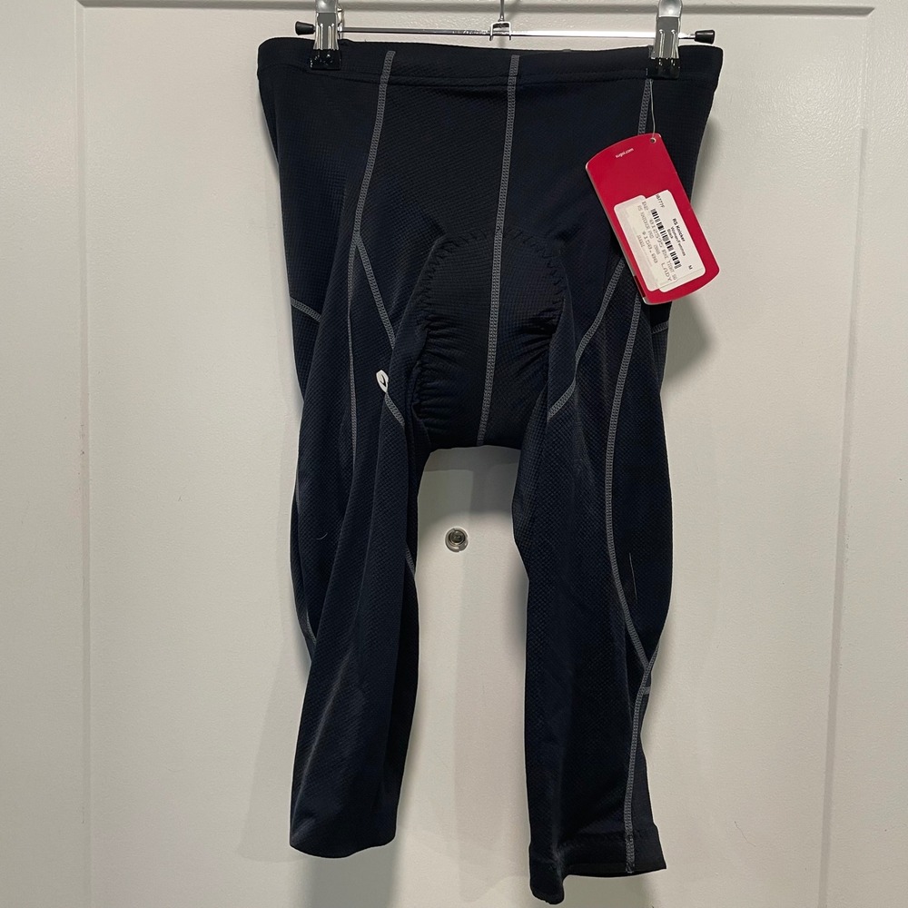 Sugoi RS Knicker Pro Women Black Cycling Bike Tights Padded Medium 38777F New